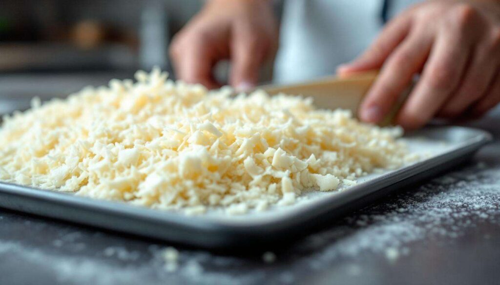 Der ultimative Küchen-Tipp: Warum das Einfrieren von geriebenem Käse (zB Parmesan) für 4 Stunden vor dem Servieren ein Verklumpen im Topf verhindert und die Haltbarkeit verdoppelt