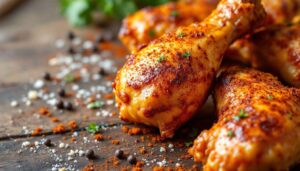 Hähnchenschenkel aus dem Airfryer: So wird die Haut wirklich knusprig