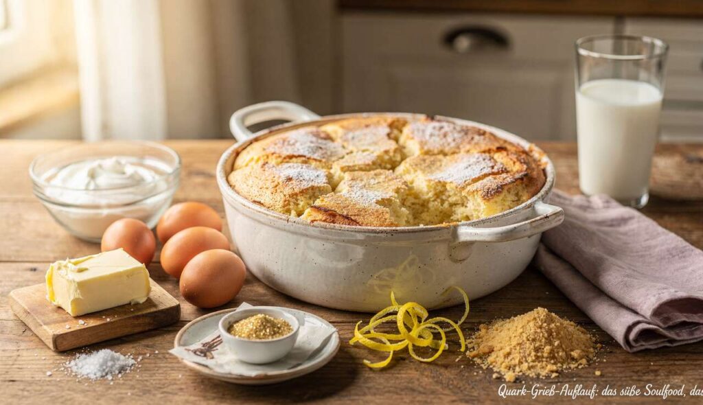 Quark-Grieß-Auflauf: Das süße Soulfood, das Kindheitserinnerungen weckt