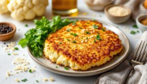 Blumenkohl-Schnitzel aus dem Airfryer: Knusprig, proteinreich und in 15 Minuten fertig