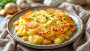 Kartoffelgratin ohne Sahne: Mit dieser Zutat wird er trotzdem unglaublich cremig