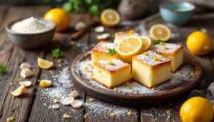 Joghurt-Zitronen-Kuchen vom Blech: Saftig, frisch und in 10 Minuten vorbereitet