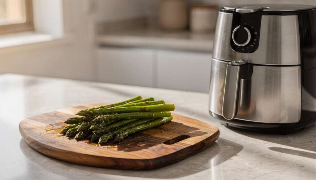 Spargel im Airfryer: Warum Profiköche diese Methode dem Kochtopf vorziehen