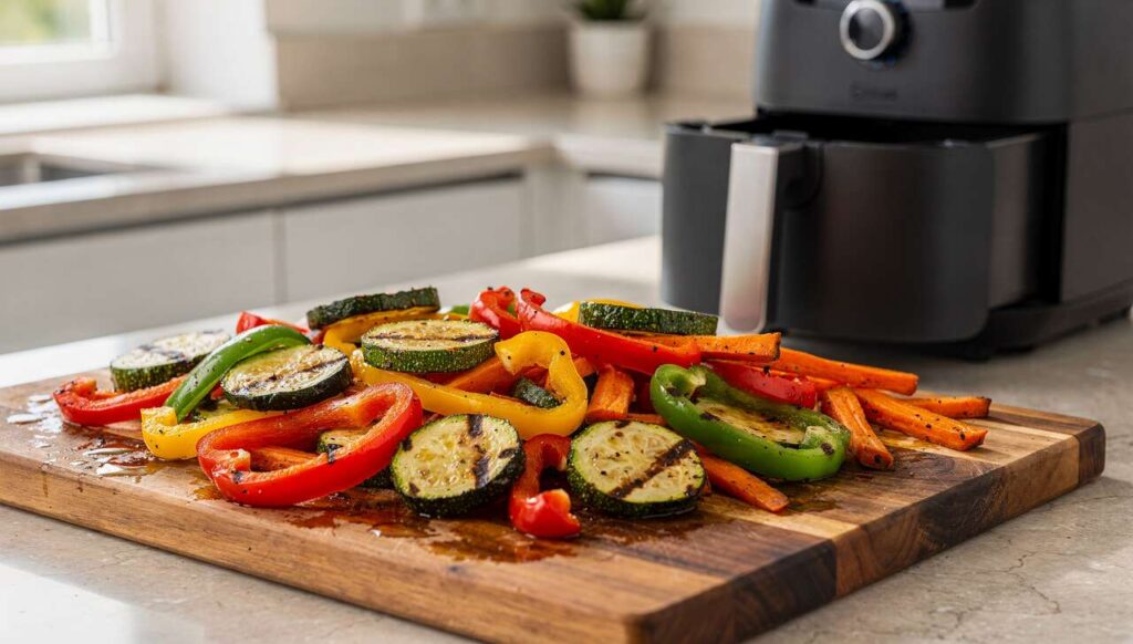 Airfryer-Gemüse: Die drei häufigsten Fehler – und wie es besser geht