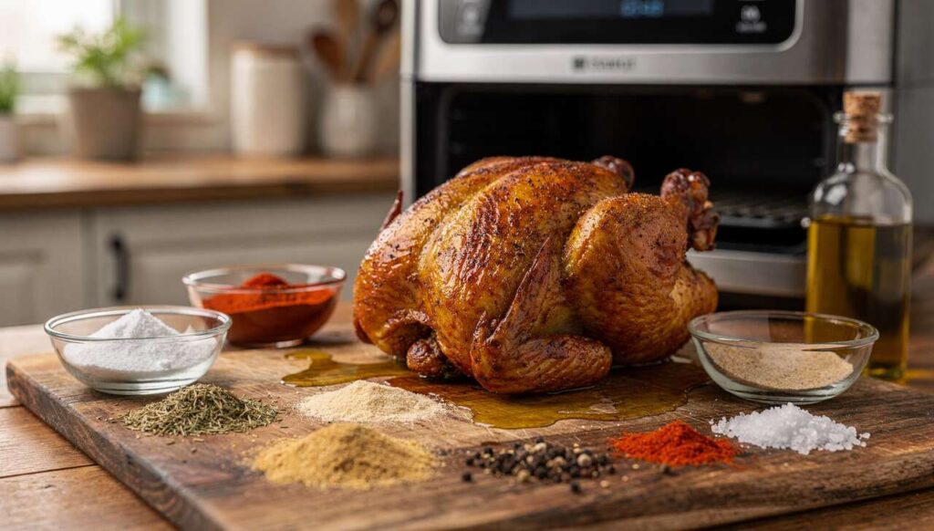 Airfryer-Hähnchen: Mit diesem Gewürztrick wird die Haut knusprig wie vom Grill