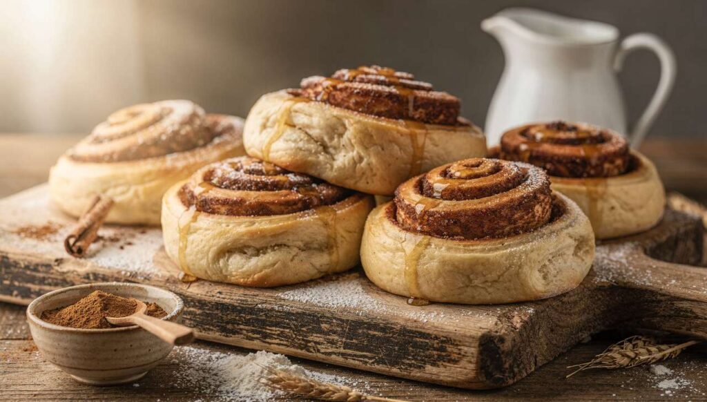 Schnelle Zimtschnecken aus Quark-Öl-Teig: Ohne Hefe und in 20 Minuten fertig