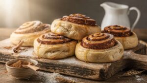 Schnelle Zimtschnecken aus Quark-Öl-Teig: Ohne Hefe und in 20 Minuten fertig