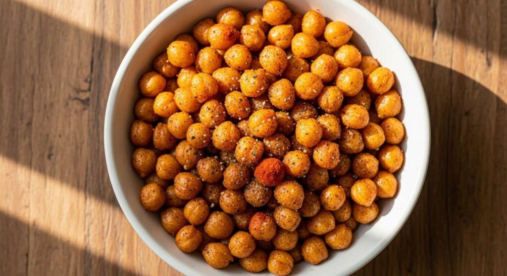 Kichererbsen aus dem Airfryer: Der knusprige Snack mit nur einem Teelöffel Öl