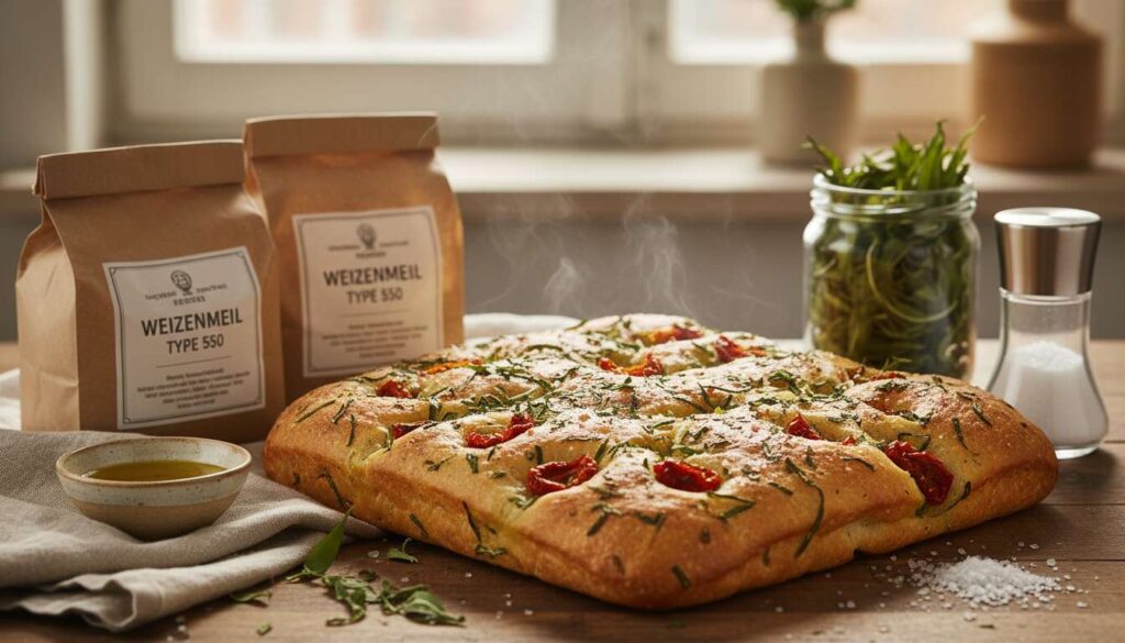 Focaccia mit Bärlauch und Fleur de Sel, das Brot das jeden Osterbrunch aufwertet!