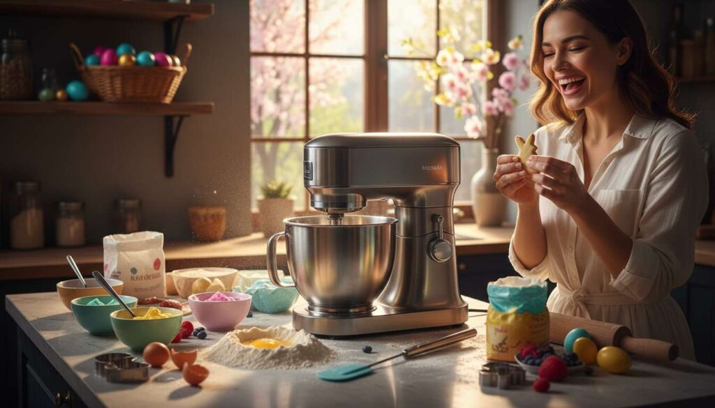 Kann die Lidl-Küchenmaschine für 199 Euro beim Osterbacken mit dem Thermomix mithalten?