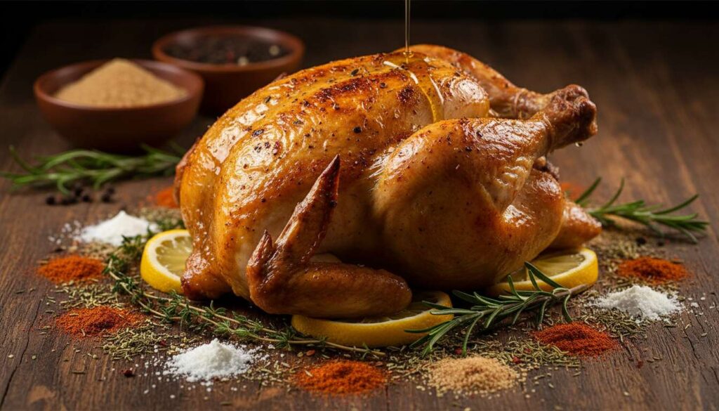 Airfryer-Hähnchen zu Ostern, mit dieser Gewürzmischung wird die Haut knusprig wie vom Grill