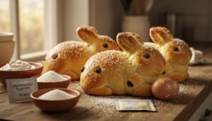 Quark-Osterhasen backen, in 25 Minuten fertig und perfekt für Kinder!