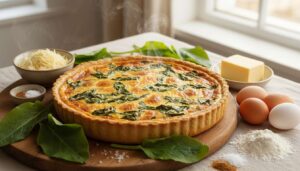 Bärlauch-Quiche ohne Blätterteig: Knusprig, würzig und ideal für den Osterbrunch