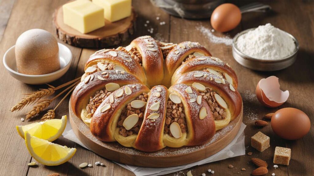 Osterzopf mit Marzipanfüllung, dieses Rezept macht süchtig und gelingt beim ersten Mal