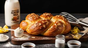 Protein-Hefezopf ohne Zucker, das Osterrezept für alle die auf Kalorien achten!